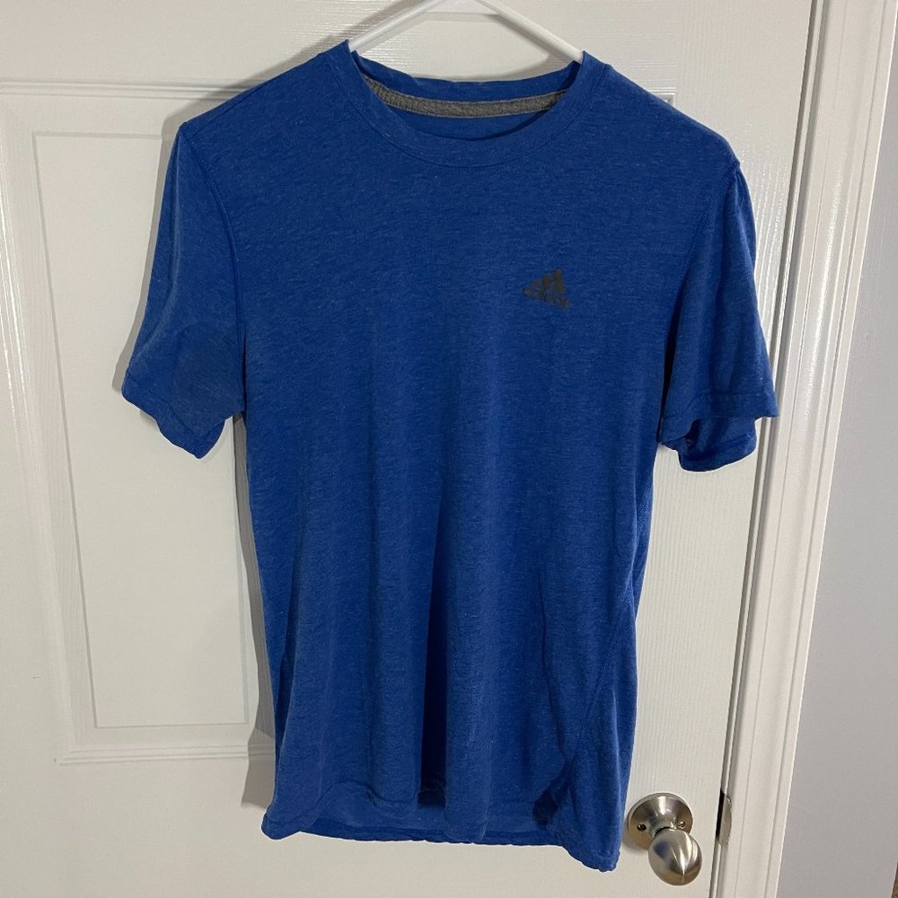 Blue Adidas T Shirt Sz M